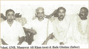 Palani, GNB, Munawar Ali Khan (Son) & Bade Ghulam Ali Khan(Father)