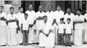Palani and his disciples at No.4, South Boag Road, T.Nagar, Chennai.